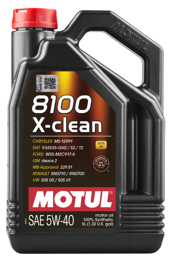 Ulei motor auto - MOTUL - 8100 X-CLEAN 5W-40, | 5 L 