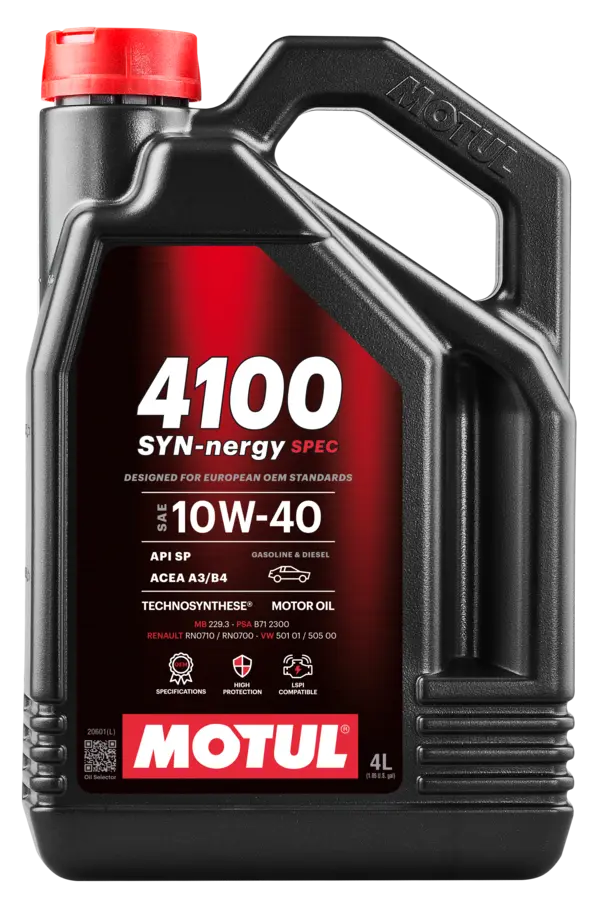 Ulei motor auto - MOTUL - 4100 SYN-NERGY SPEC 10W-40, | 4 L 