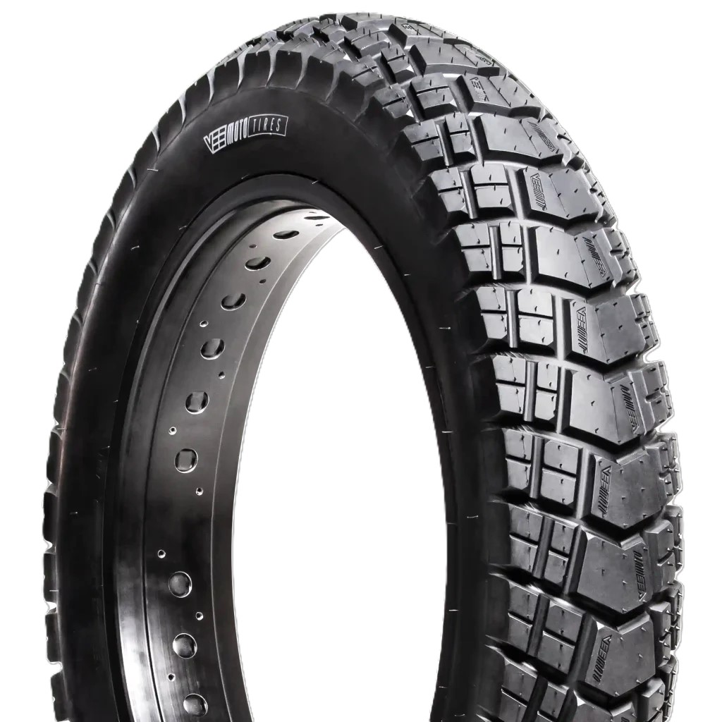 Bicycle tire VeeTire, 20x4.0 E-HUNTSMAN, VRB-461 BK 26TPI, EC WIRE BEAD OVER RIDE, E-BIKE, FAT BIKE - Made in Thailand