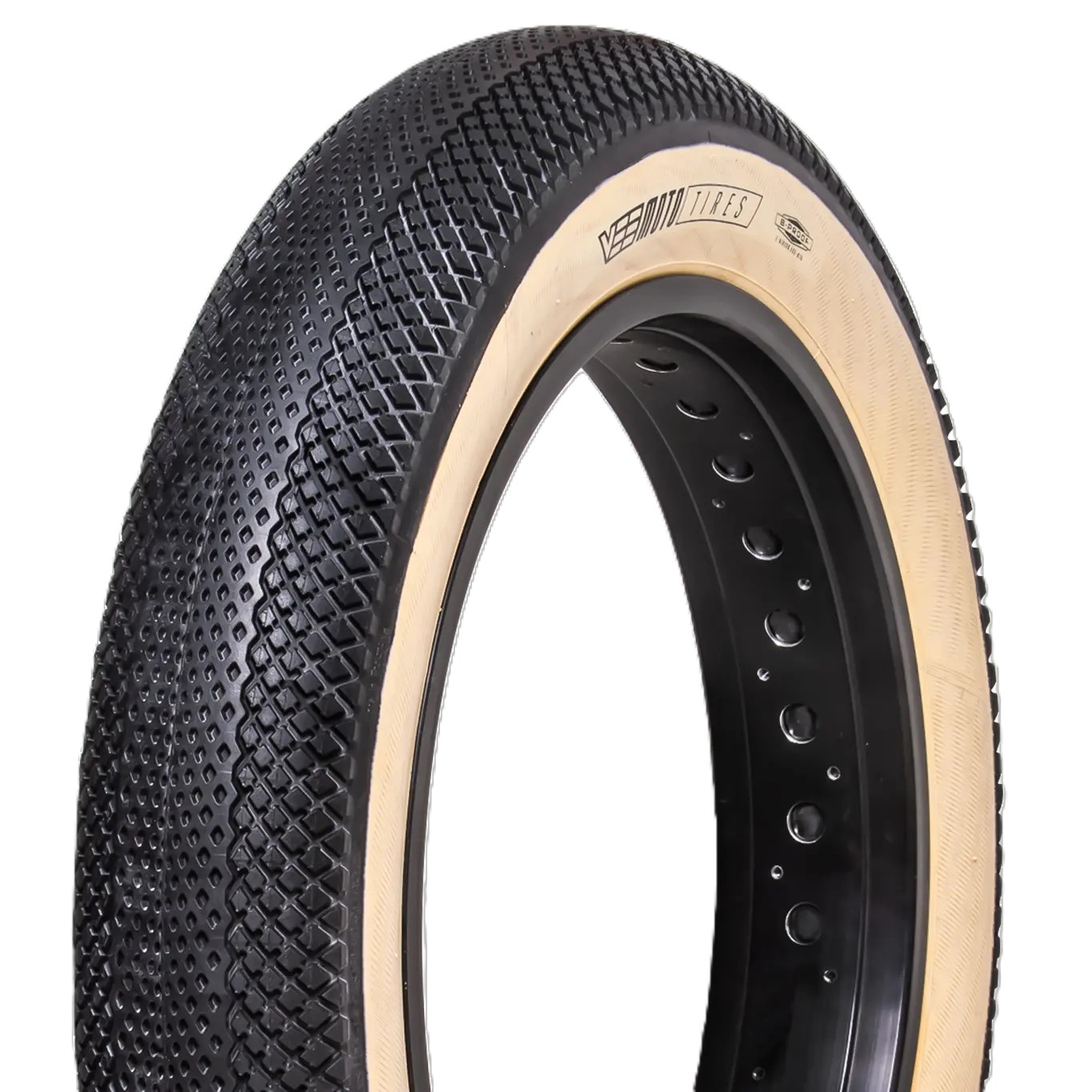 Bicycle tire VeeTire, 20x4.0 SPEEDSTER , VRB-316 BKS 26TPI, EC WIRE BEAD OVERRIDE, E-BIKE, FAT BIKE - Made in Thailand